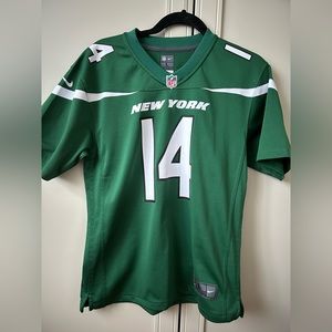 jets jersey, youth large